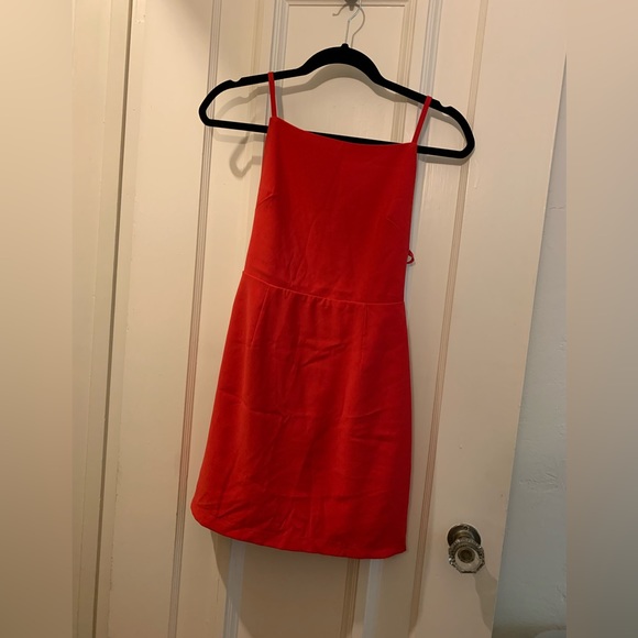 Red Superdown Mini Dress - Picture 4 of 6
